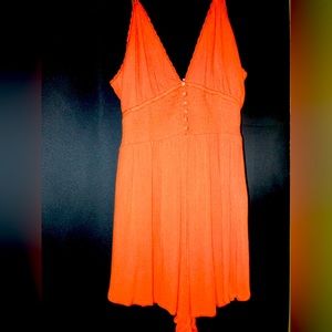 Spaghetti string romper